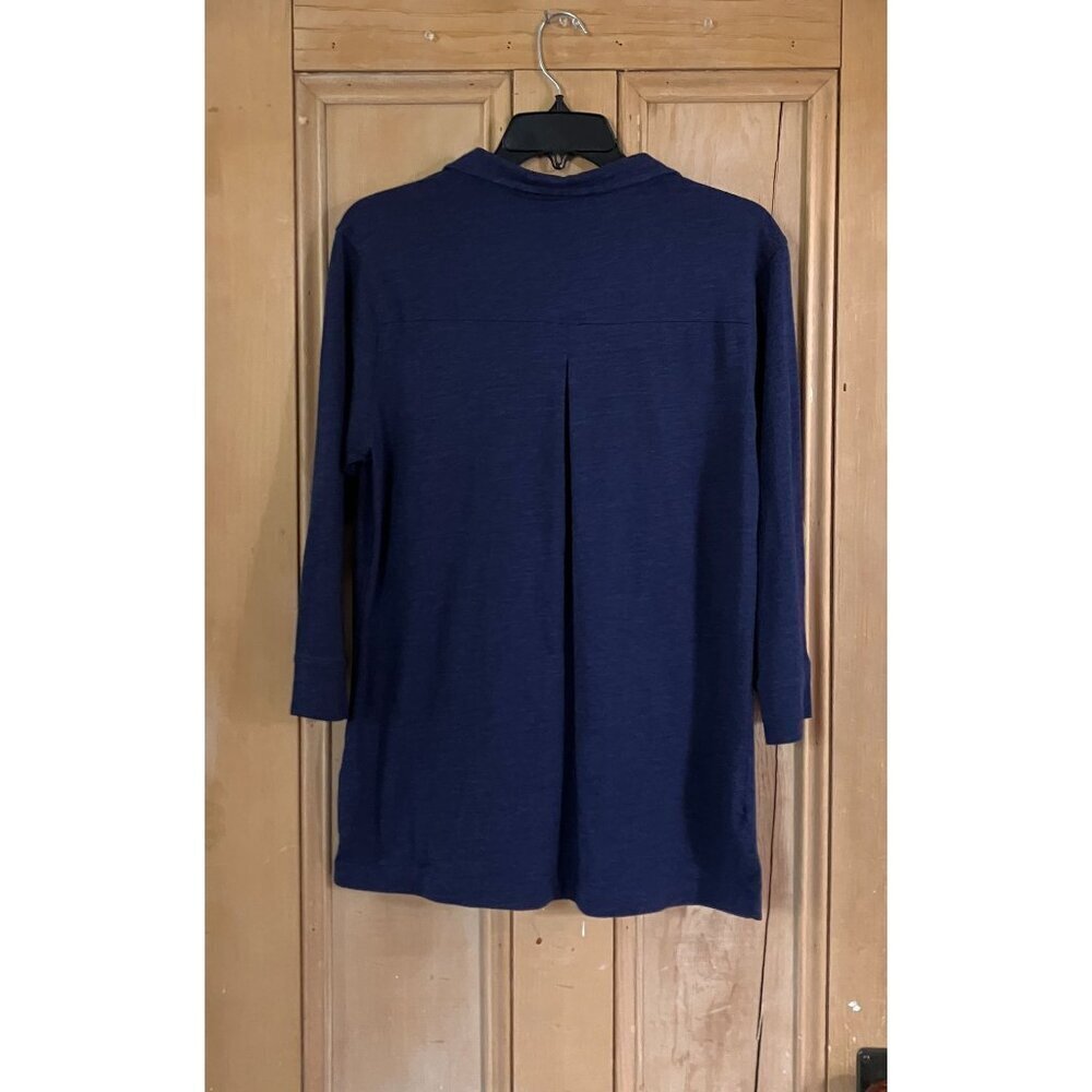 Campus Womens Cal Berkeley Embroidered Henley Polo Shirt Size XL Blue SP NWT - Picture 8 of 10